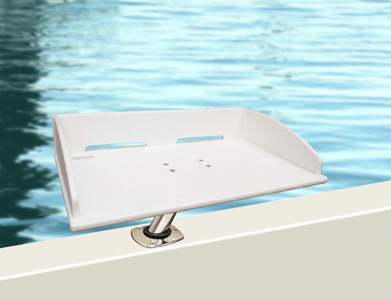 Brocraft Boat Bait Table / Boat Fillet Table / Boat Cutting Board for Rod Holder Mount - Image 1